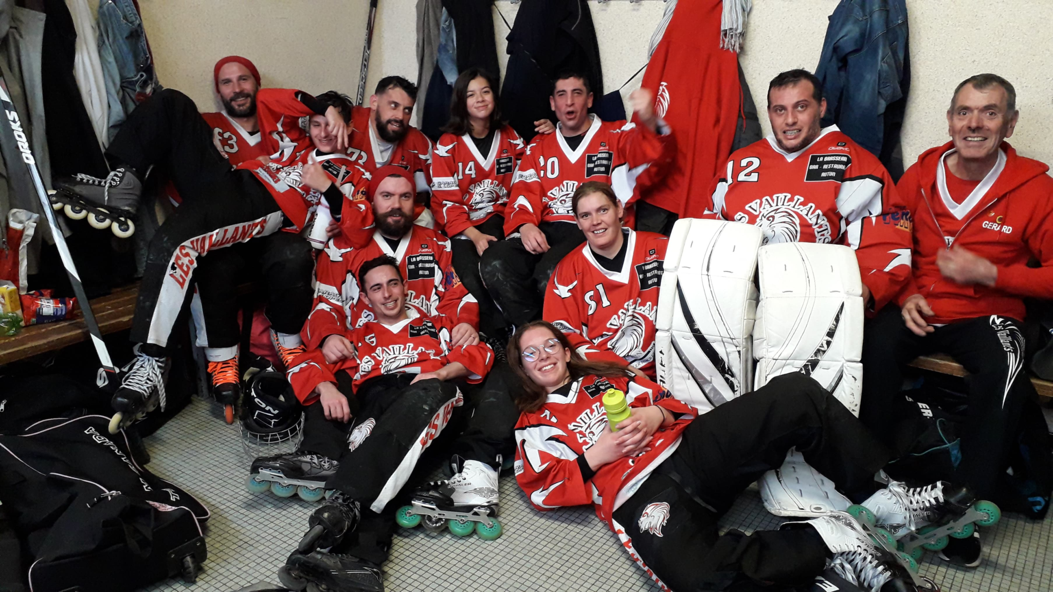 J1S_photo de groupe après les matchs