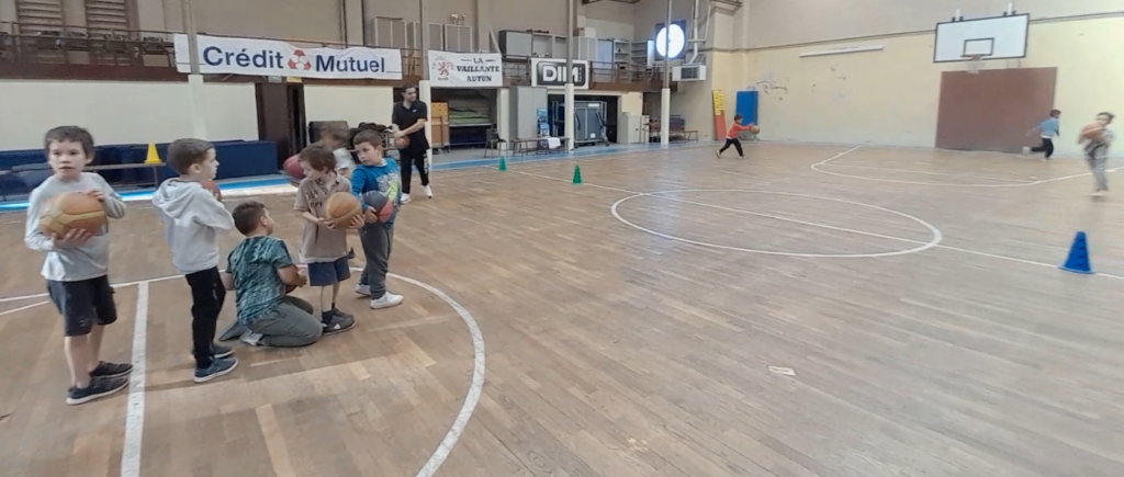 Le mythique parquet foulé par les 8-10 ans