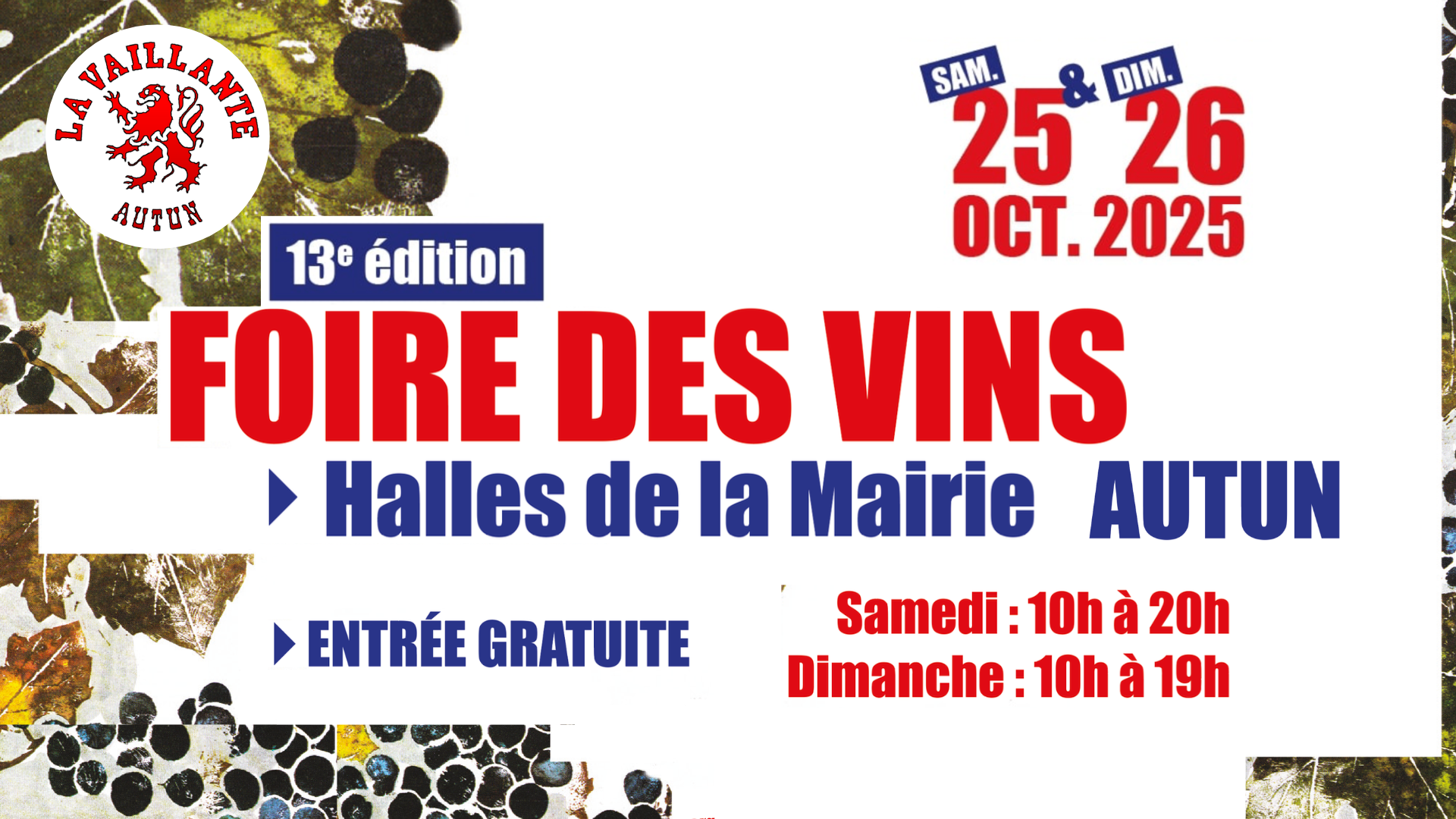 Foire des Vins 2025 La Vaillante